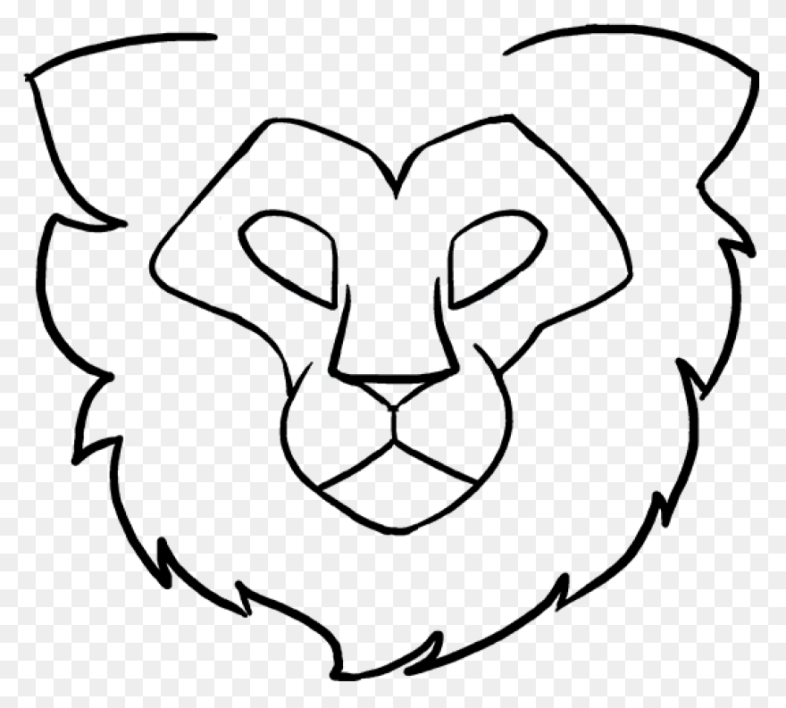 Lion Head Roaring PNG-WebP | Lion H