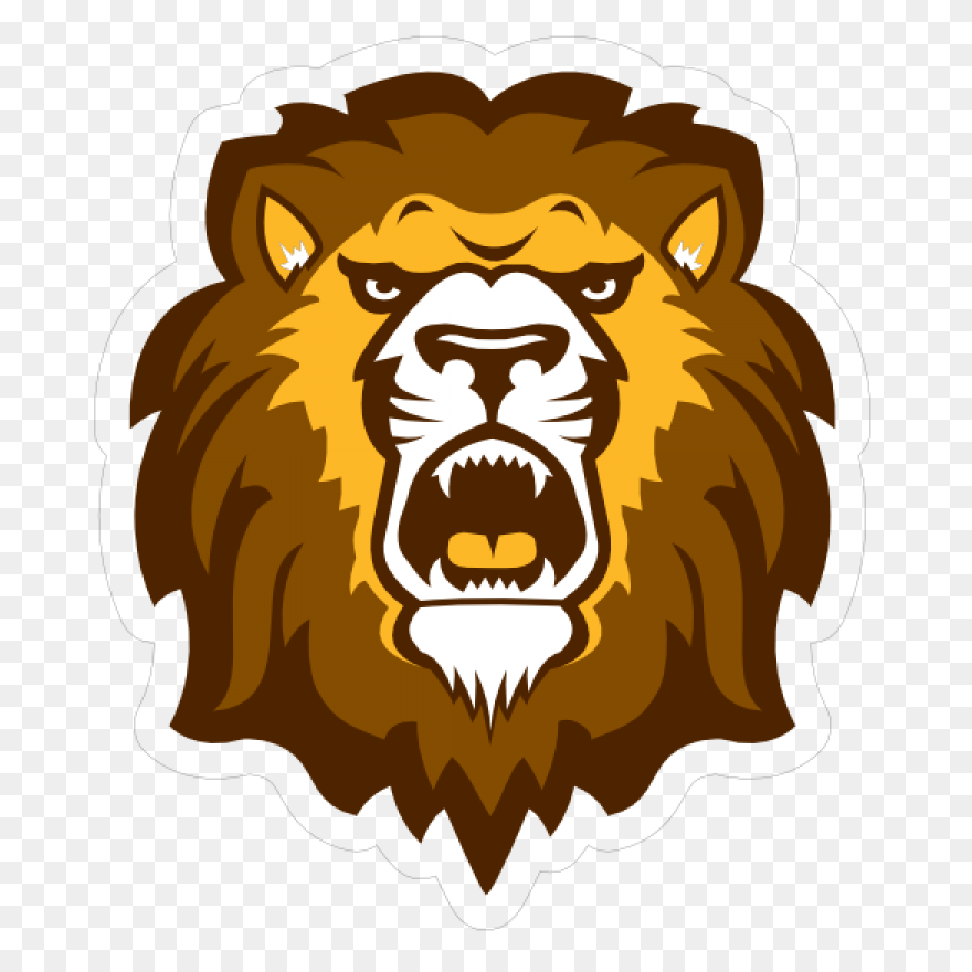 Lion Head Roaring PNG-WebP | Lion H