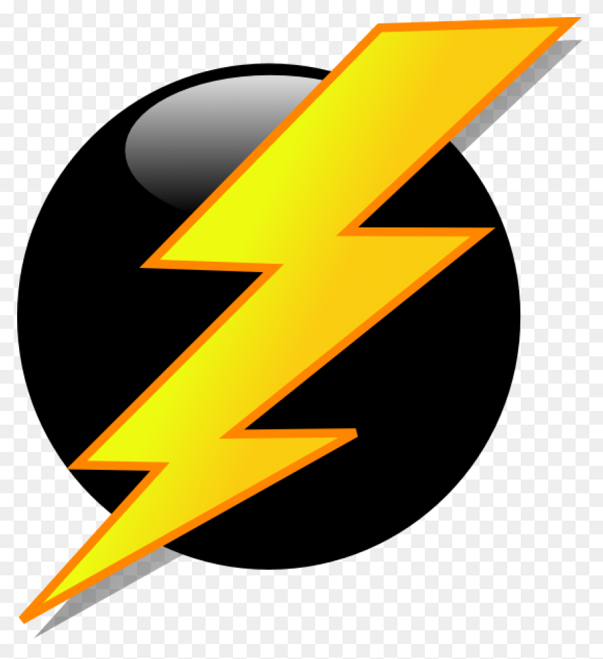 Red Lightning Bolt Icon - Free Red 