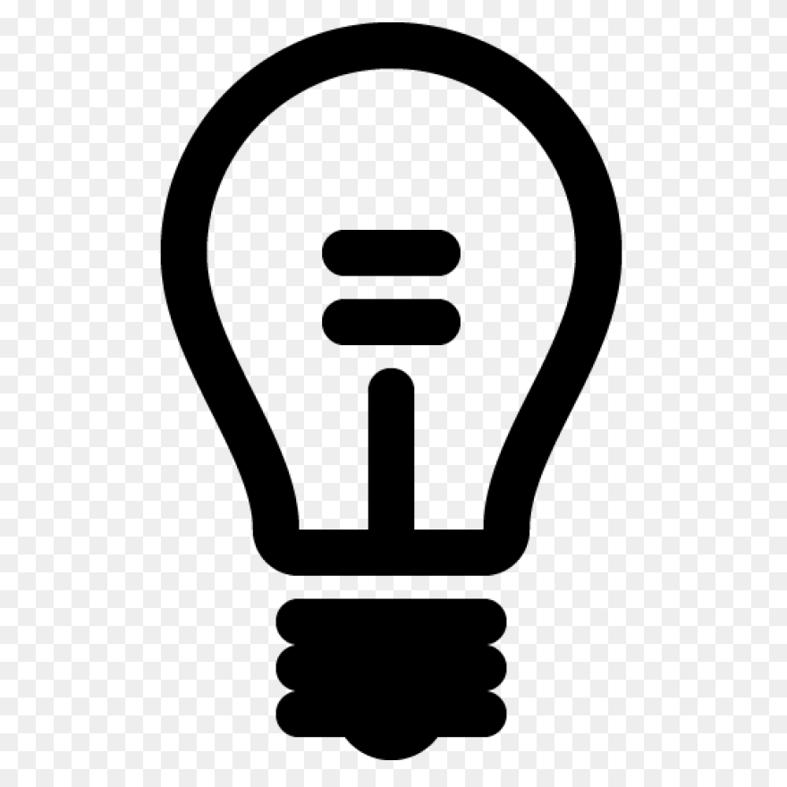 Black Light Bulb 2 Icon - Light Icon