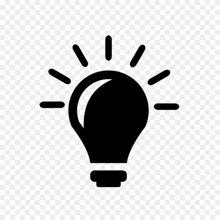 Black Light Bulb 2 Icon - Free Blac