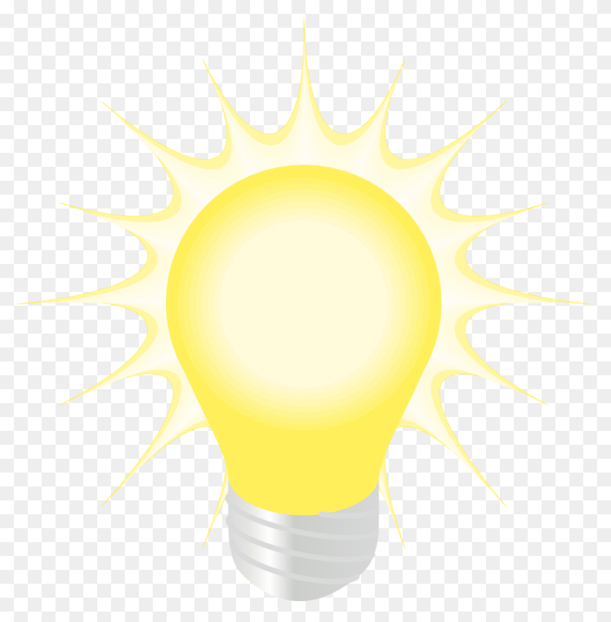 Lightbulb Shining Icon - Free Image