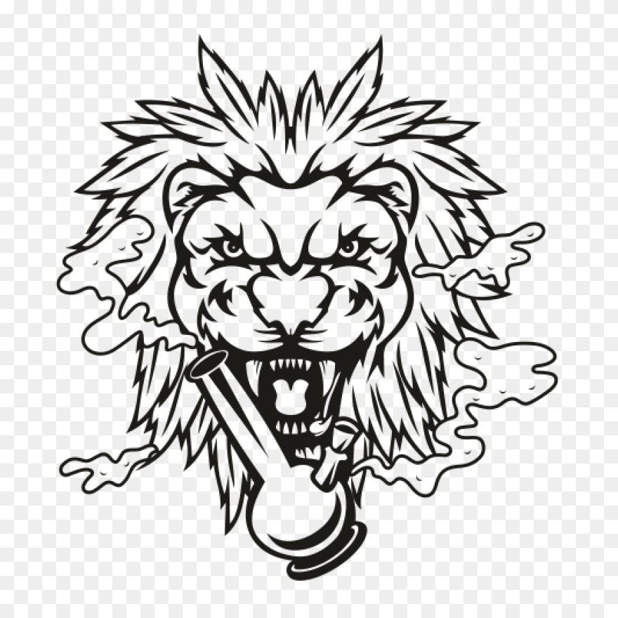Lion Head Roaring PNG WebP - Lion Roar