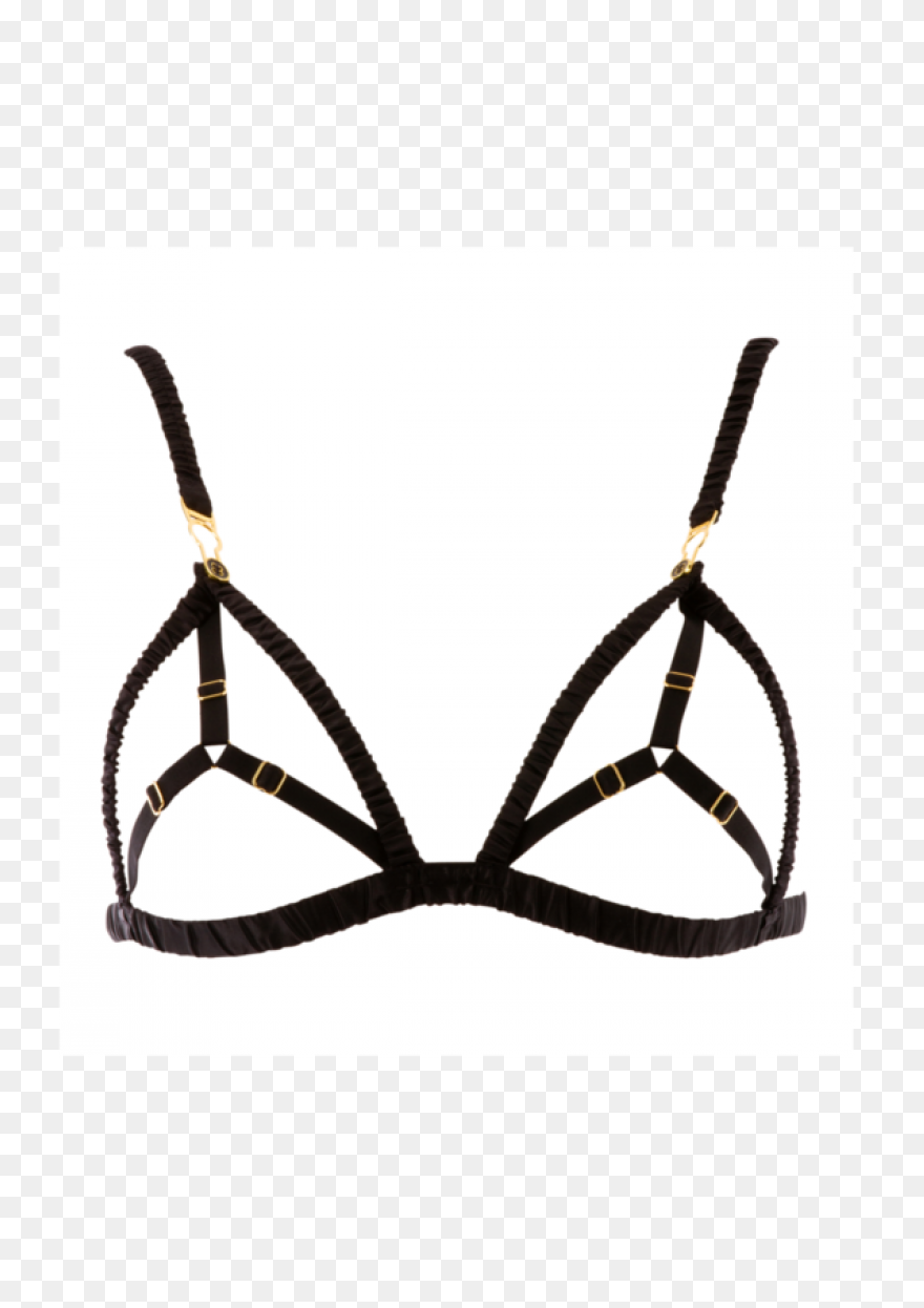 Heart Mesh Push Up Lingerie Set