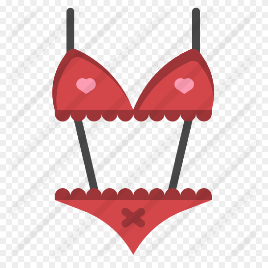Heart Mesh Push Up Lingerie Set