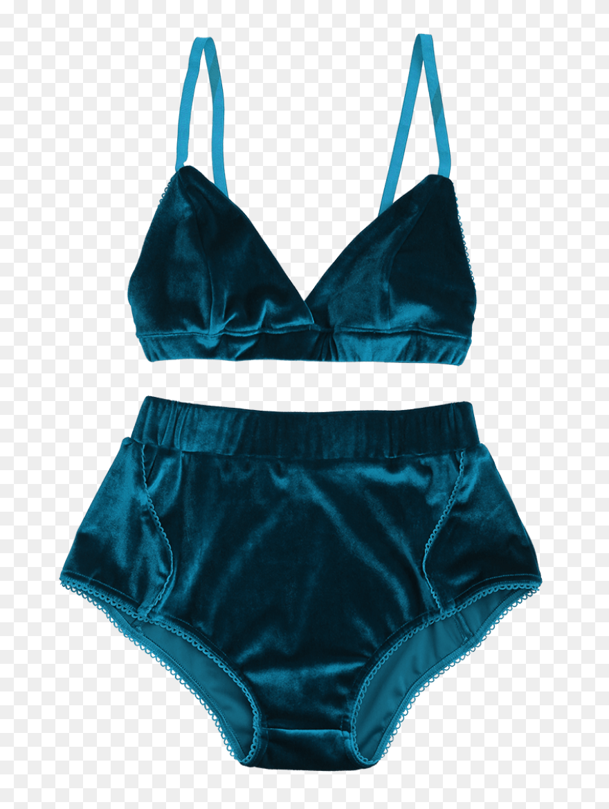 Heart Mesh Push Up Lingerie Set