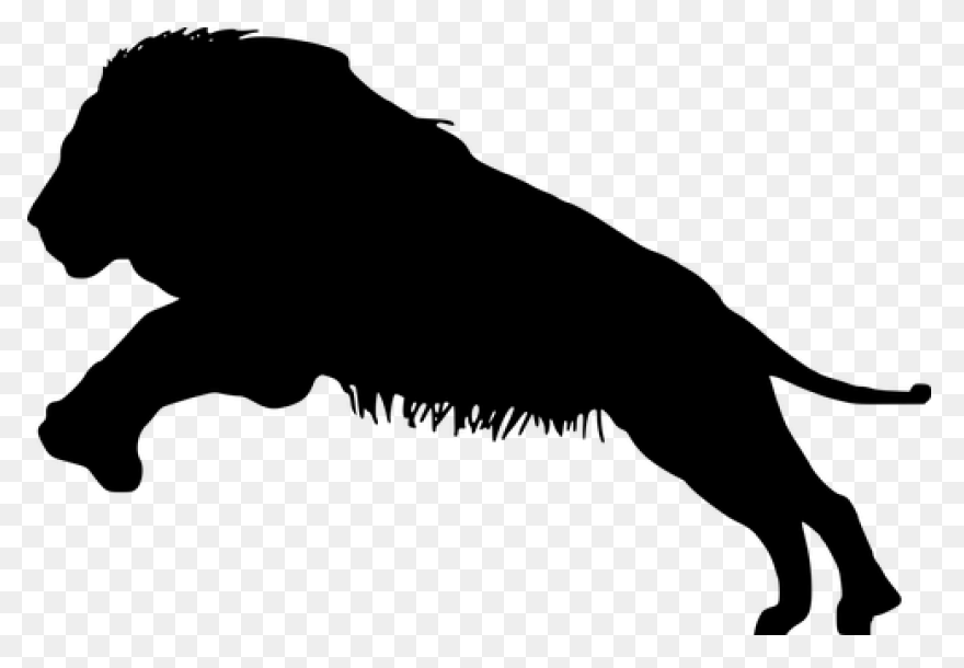 Lion Vector Graphics Silhouette Ill