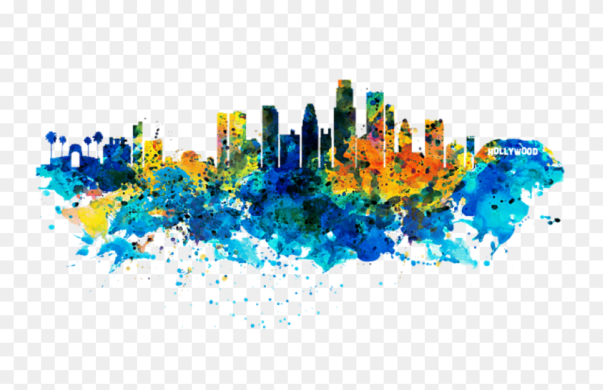 Silhouette Los Angeles Decal - Los 