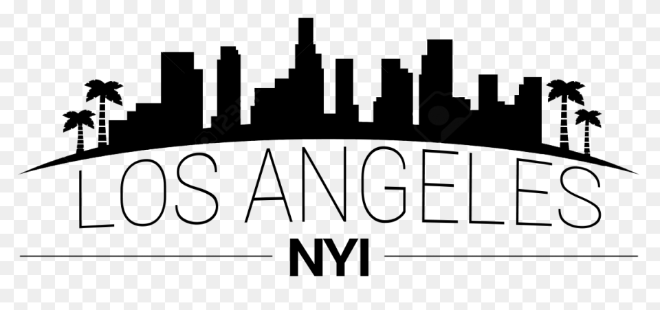 Silhouette Los Angeles Decal - Los 
