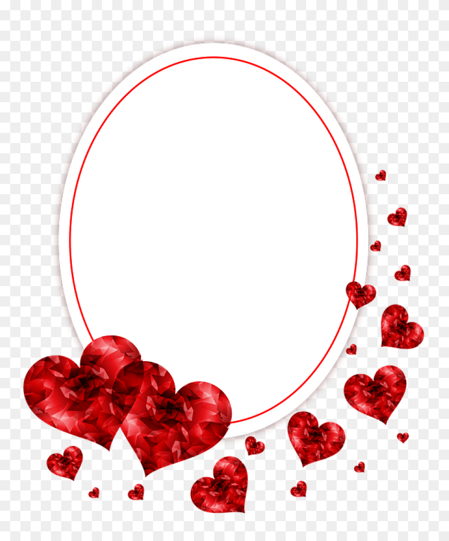 Oval Shadow Postcard Free Image - Love Frames