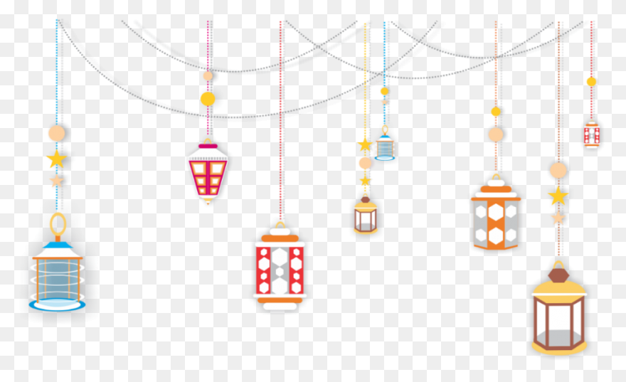 Banderines Luces Png Clipart - Larg