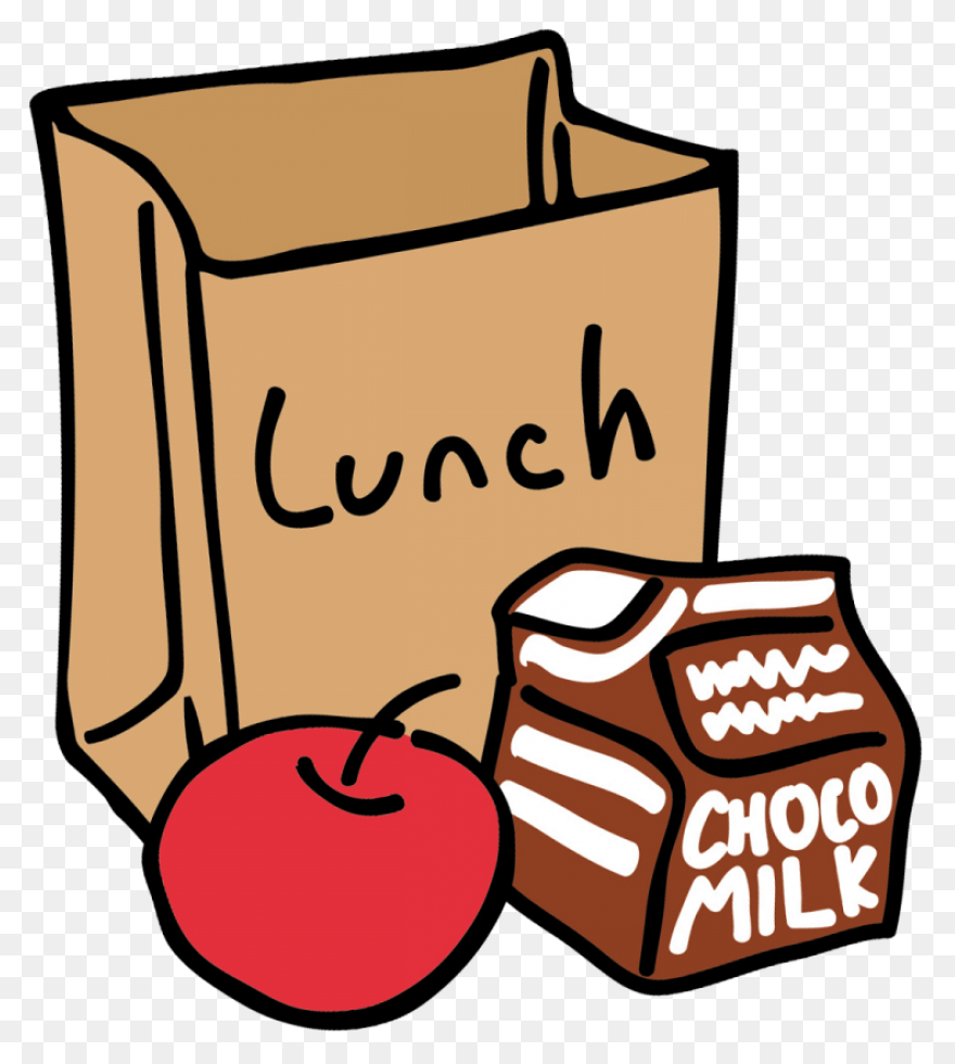 Drawing Of Lunch Bag With - Lunch