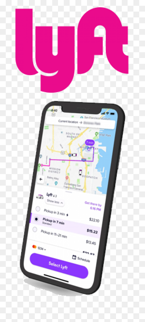 Lyft Logo Transparent Png - Stickpn