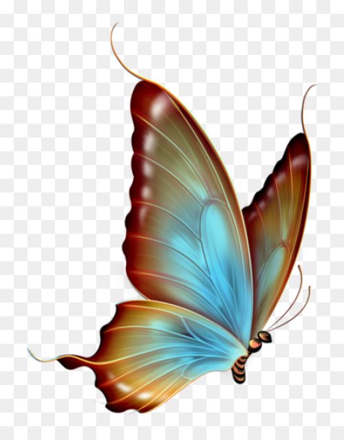 Transparent Blue And Green Deco But