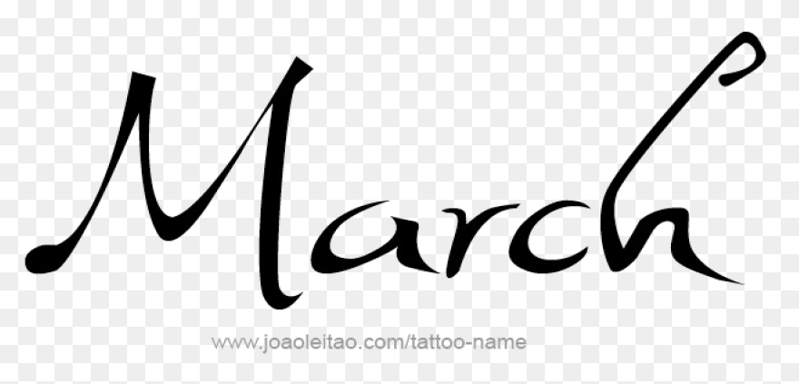 March Clipart. Free Download Transp