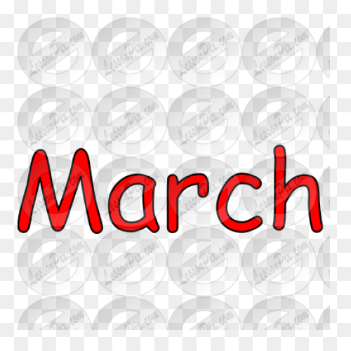 March Clipart. Free Download Transp