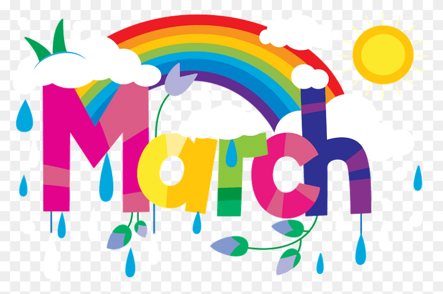 March Clipart. Free Download .png - March