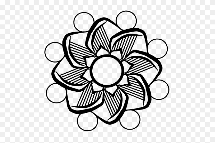 Mandala Vector Template #88
