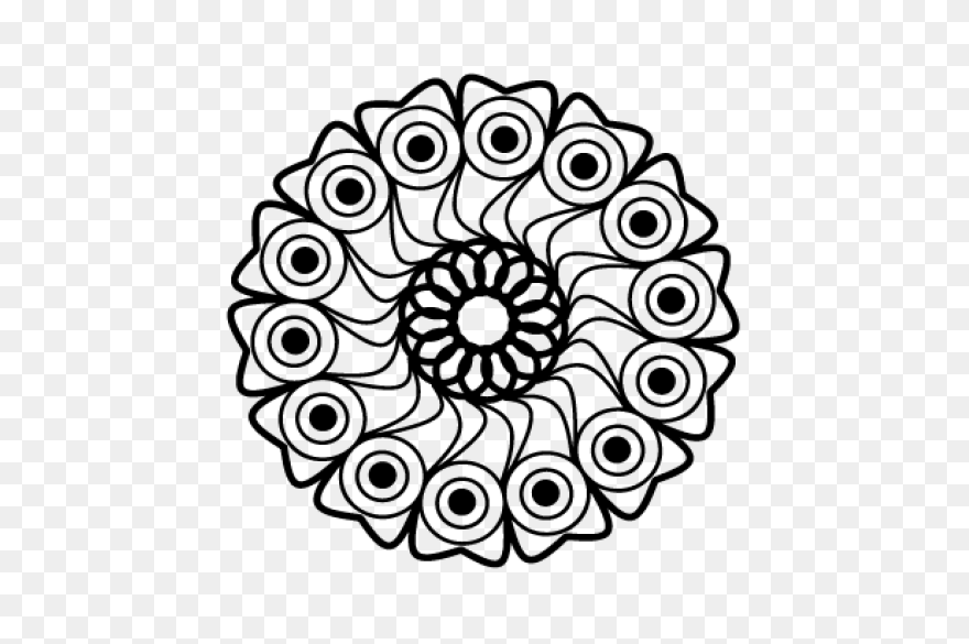 Mandala Vector Template #88