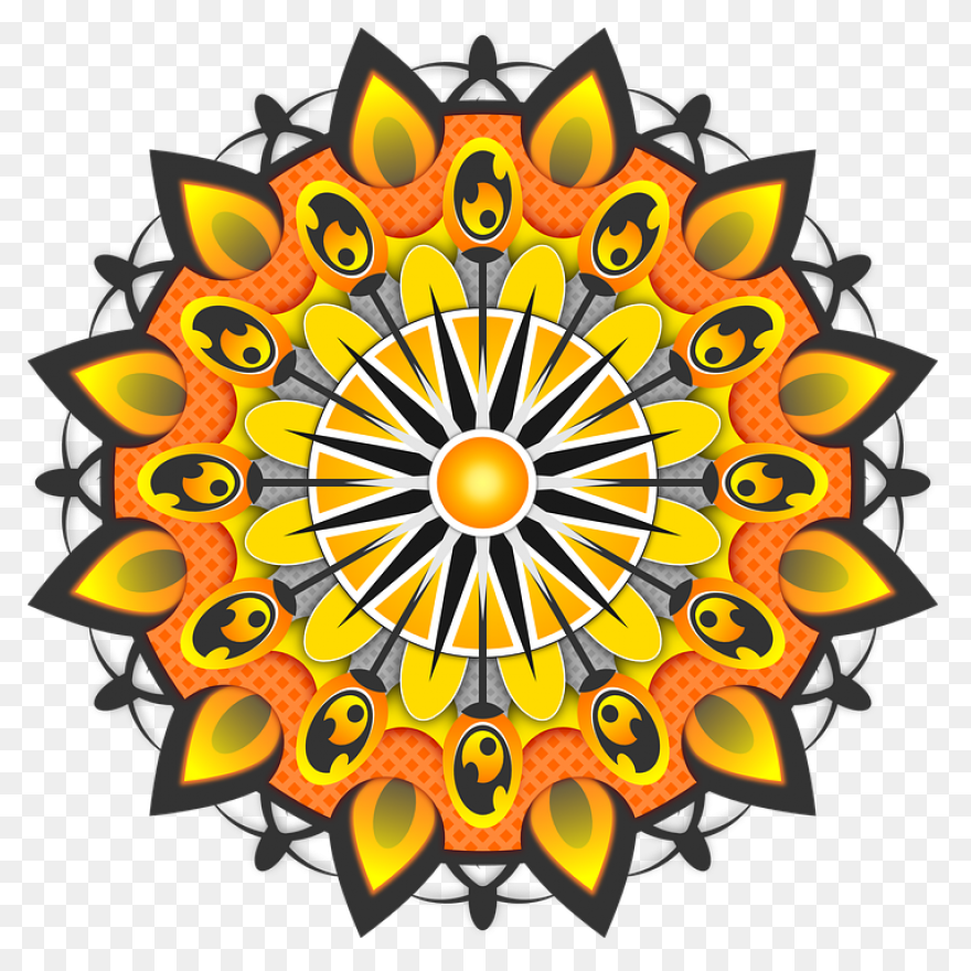 Mandala Vector Template #88