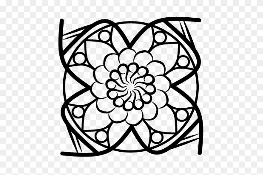 Mandala Vector Template #88