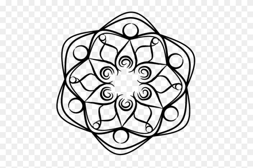 Mandala Vector Template #88