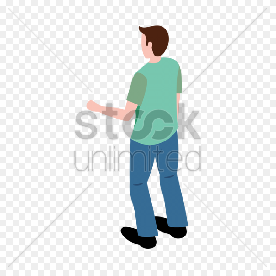 Free Man Standing Silhouette Vector