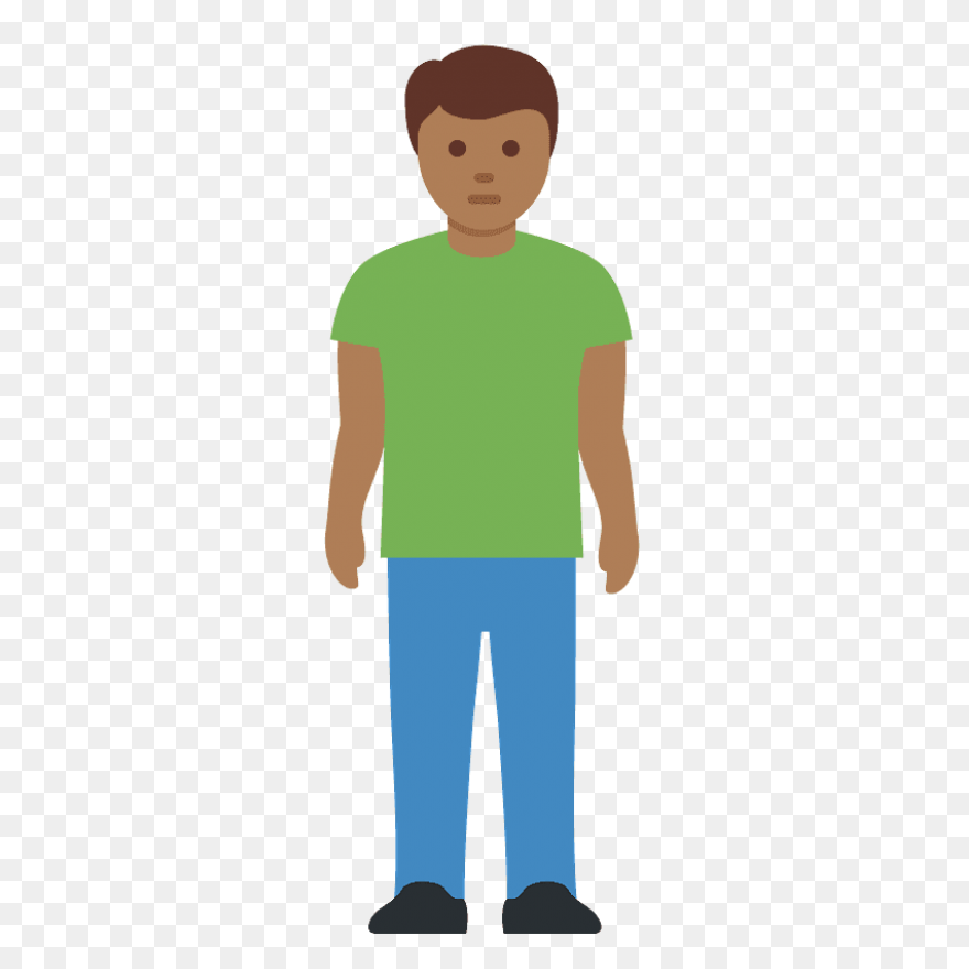 Free Man Standing Silhouette Vector