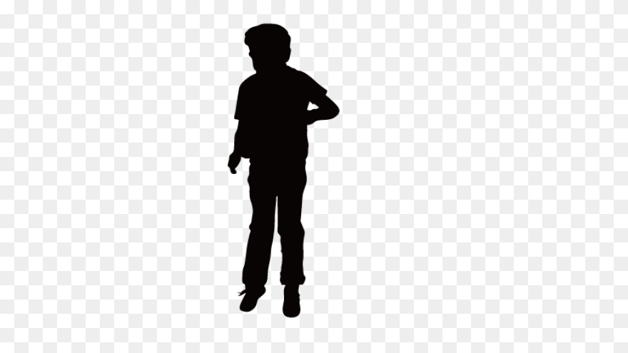 Free Man Standing Silhouette Vector