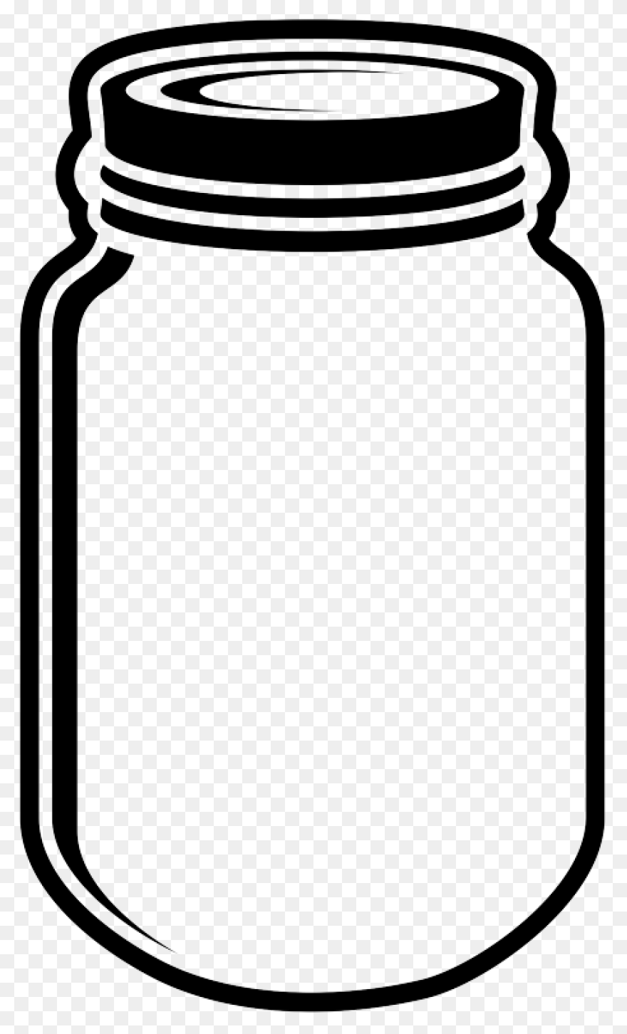 Mason Jar Stamp With Heart | Mason 