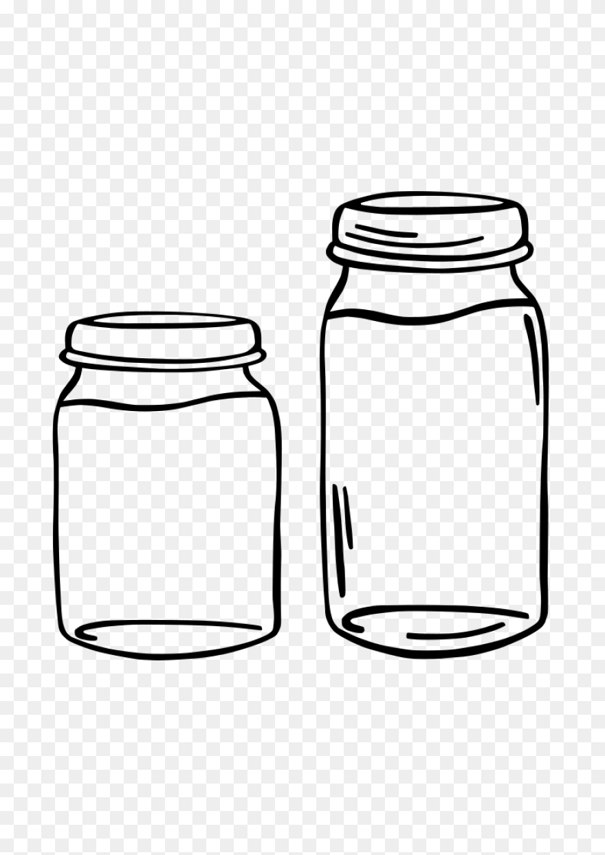 Mason Jar Stamp With Heart | Mason 