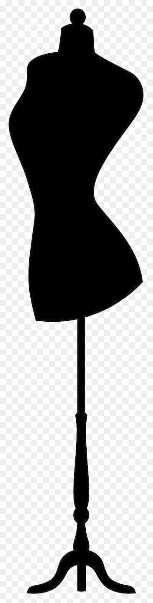 Sewing Mannequin Outline Rubber Sta