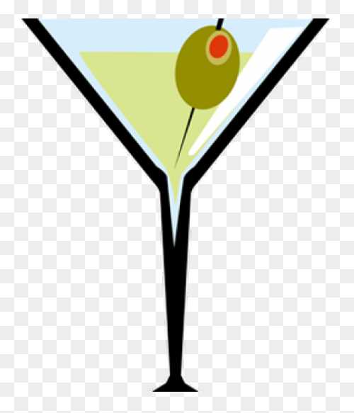 B-Day Party Olive Martini | Clipart