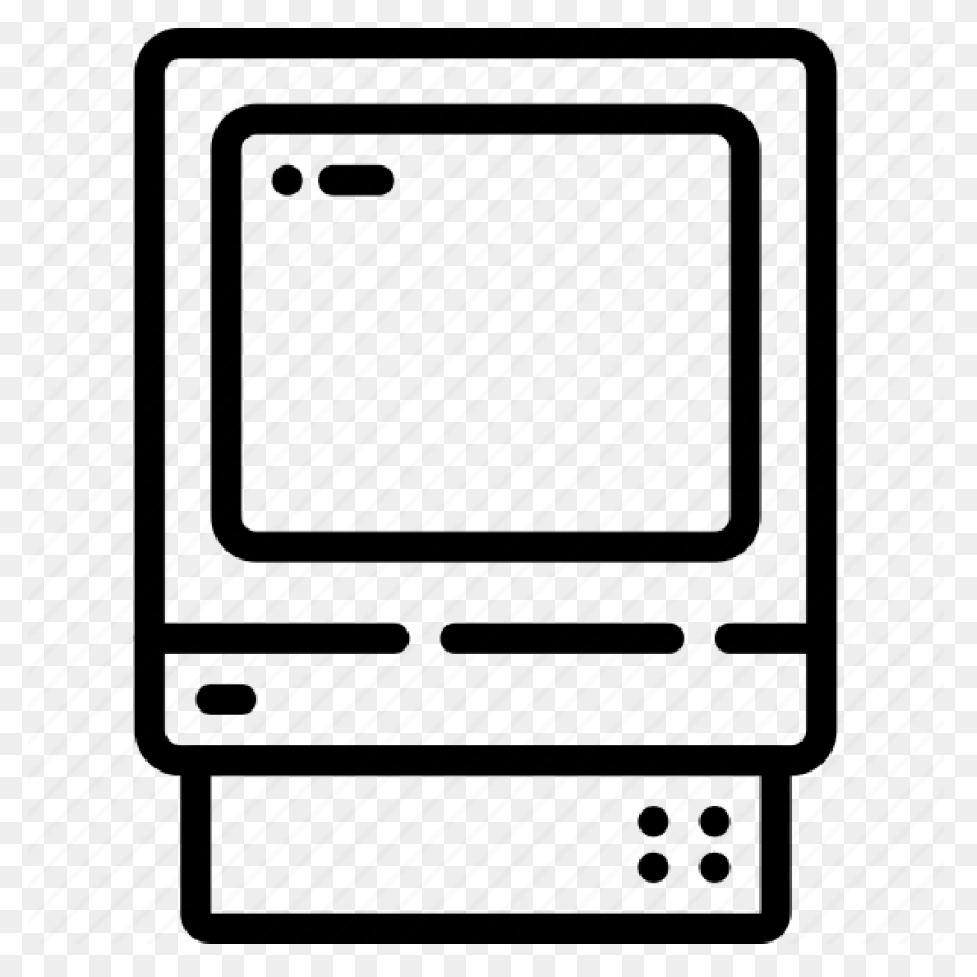 80S, Black And White, Computer, Des