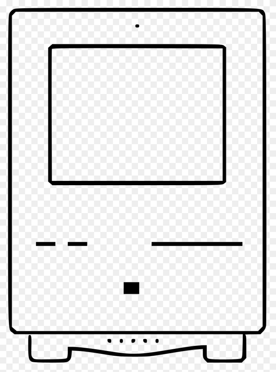 80S, Black And White, Computer, Des