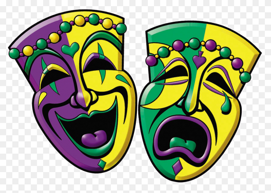 Download Mardi Masquerade Gras Mask - Mardi Gras Mask