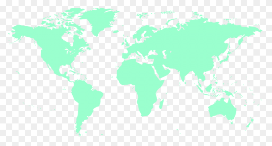 World Map 1 Vector Clipart - Map