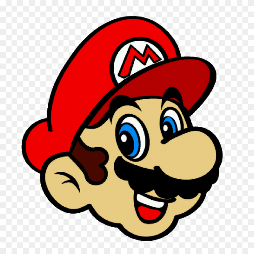 Mario Clipart Mario Head - Transpar