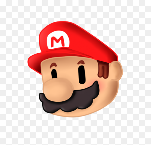 Mario Clipart Mario Head - Transpar