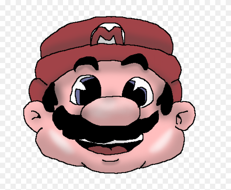 Mario Clipart Mario Head - Transpar