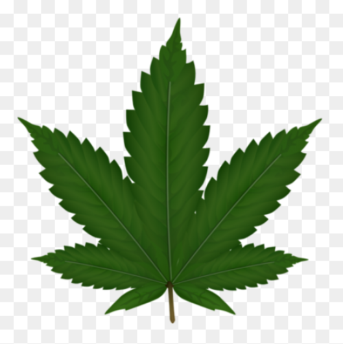 Marijuana Peace Symbol Variation 2 