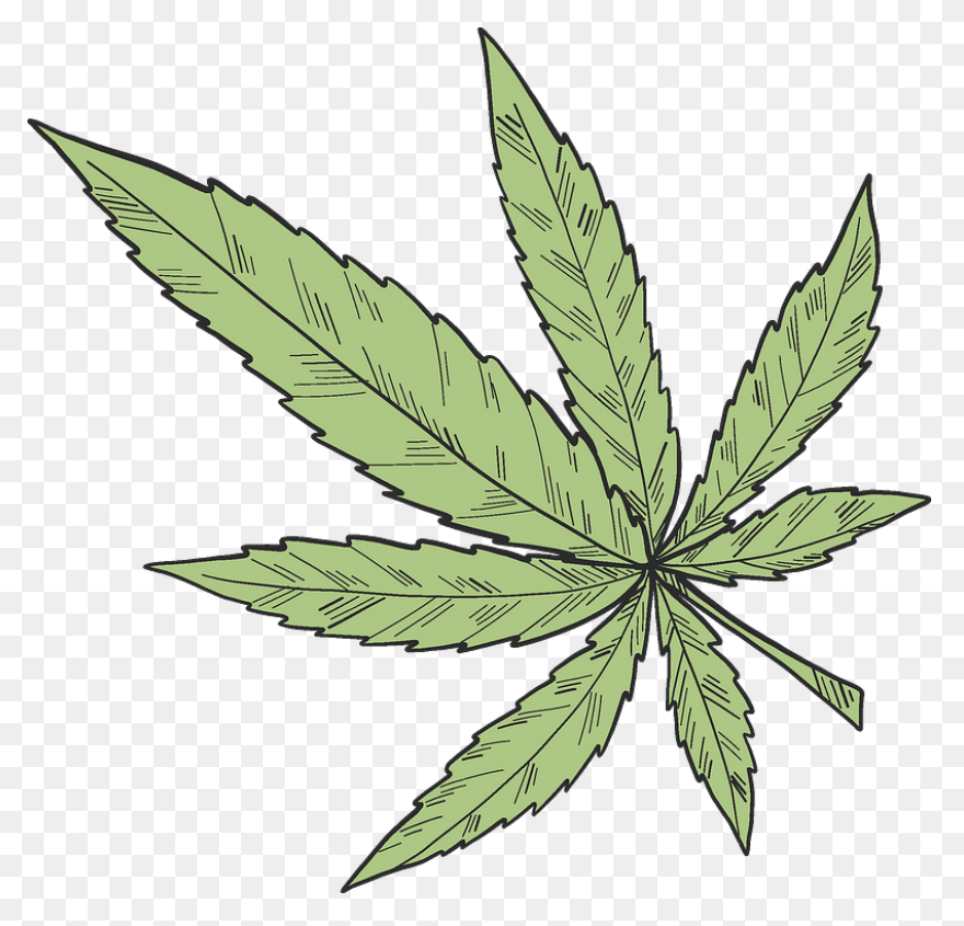 Marijuana Peace Symbol Variation 2 
