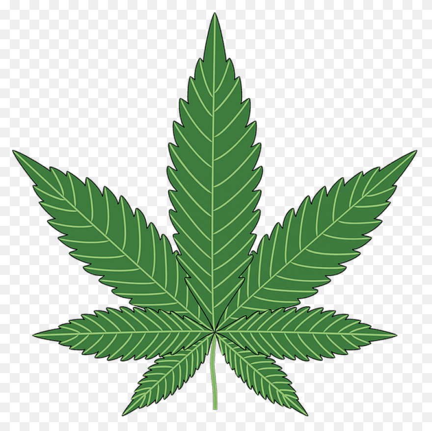 Marijuana Peace Symbol Variation 2 