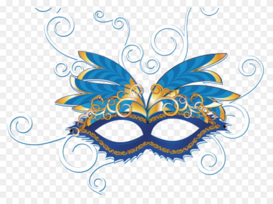 Metallic Masquerade Mask With Jewel