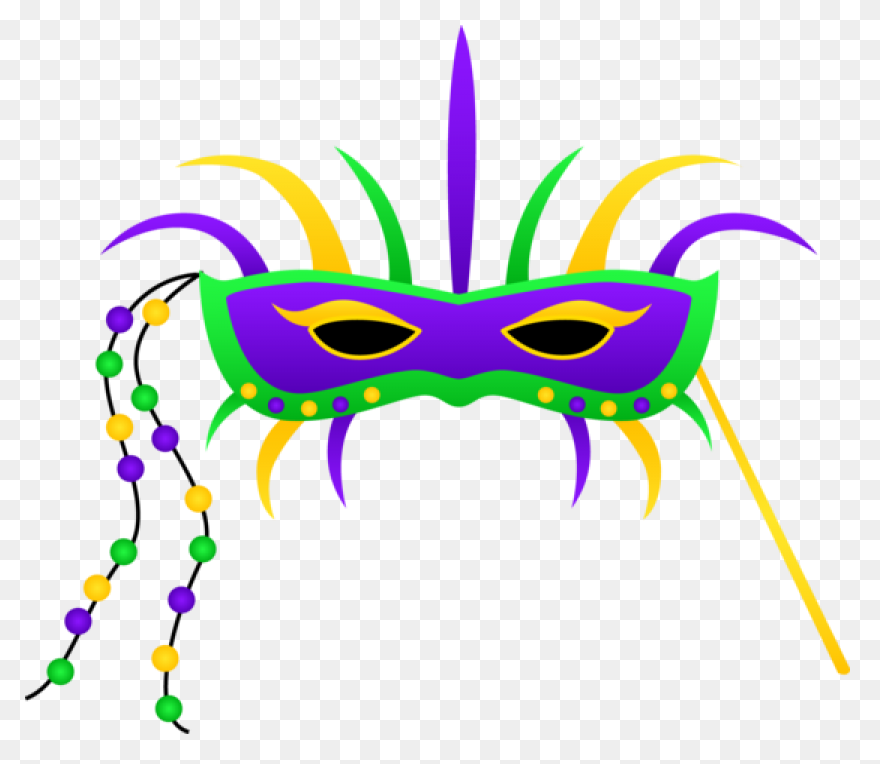 Mardi Gras Harlequin Mask Pin