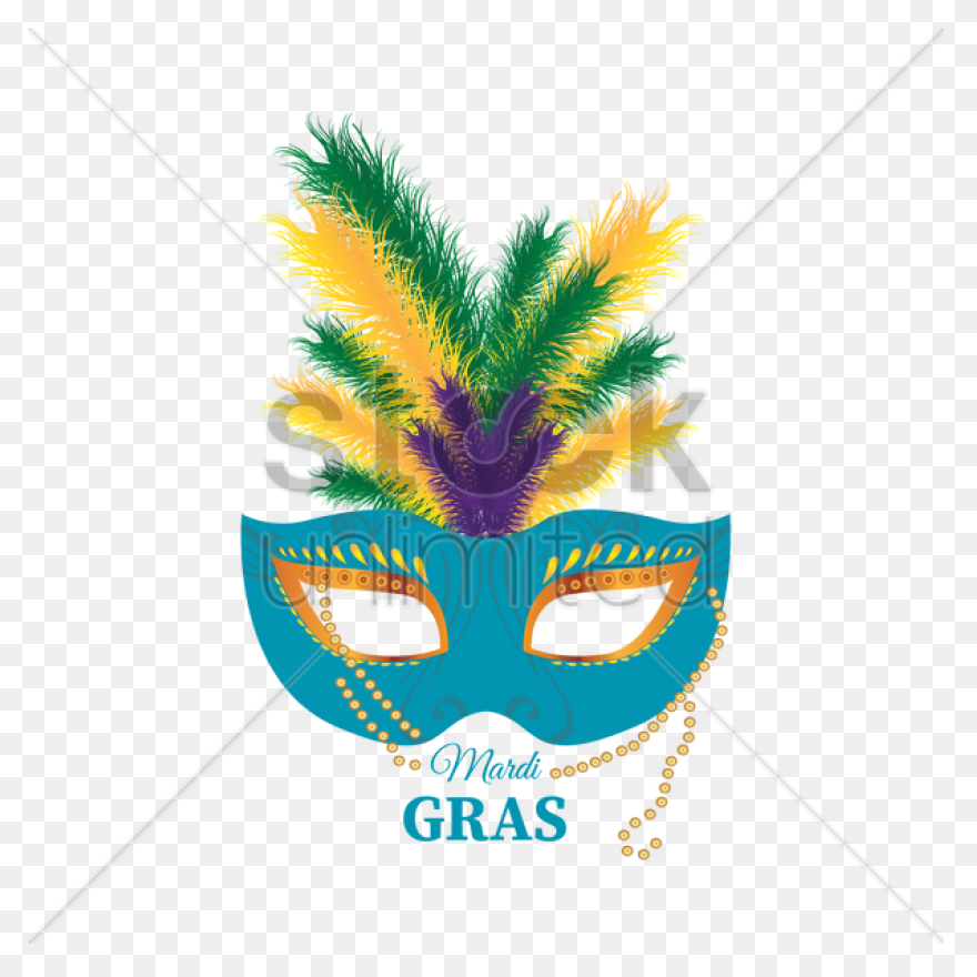 Mardi Gras Harlequin Mask Pin
