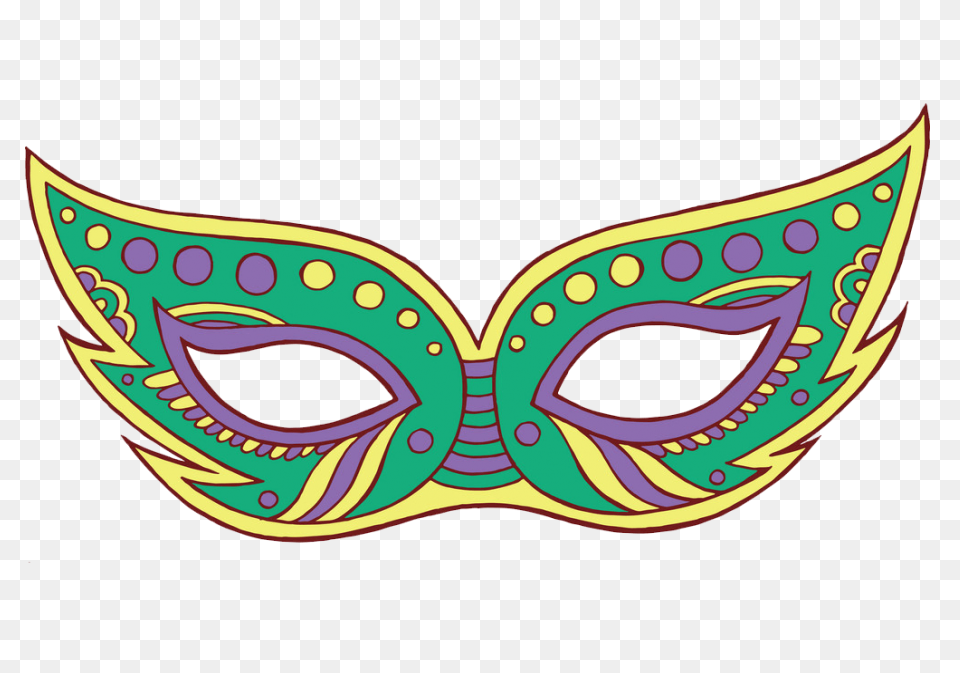 Mardi Gras Harlequin Mask Pin