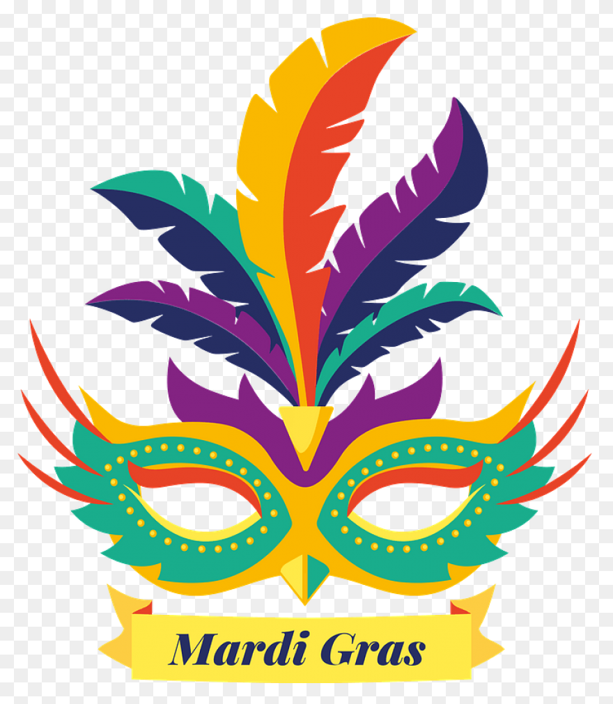 Mardi Gras Harlequin Mask Pin