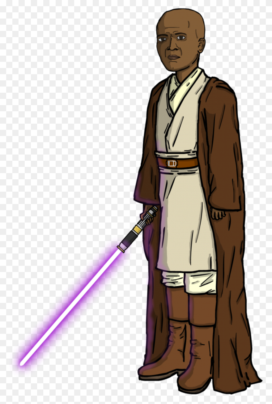 Star Wars Clipart Mace Windu - Angr