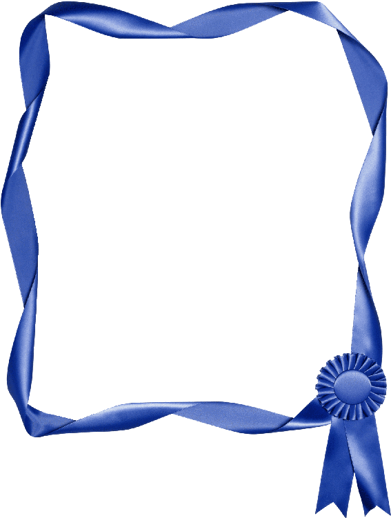15+ Blue Border - View: Ribbon Borders Clipart Blue Ribbon PNG Clip Art